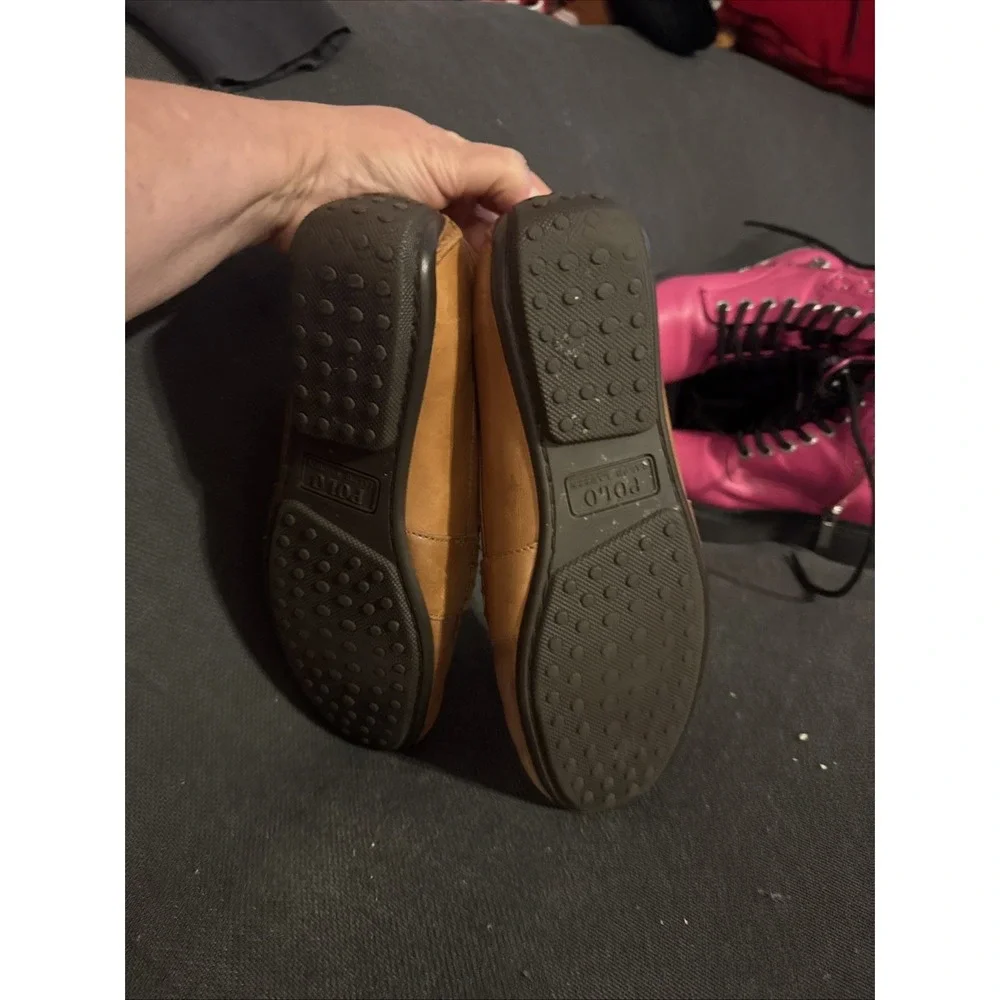 polo ralph lauren Loafers Men Size 8 D Brown Leather